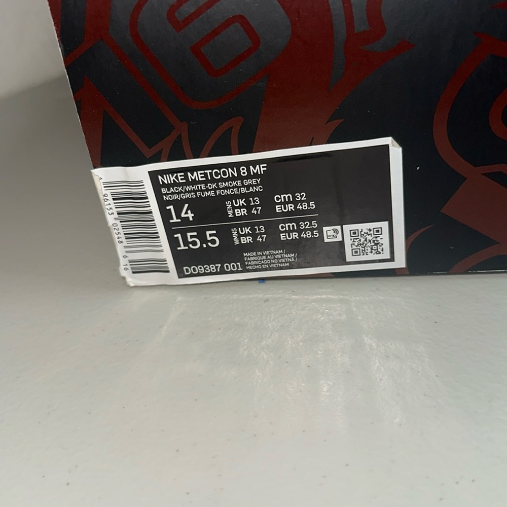 NIKE METCON 8 MF NEW, size 14M, 15.5 W, last one, very comfy! DO9387001 - Picture 2 of 8